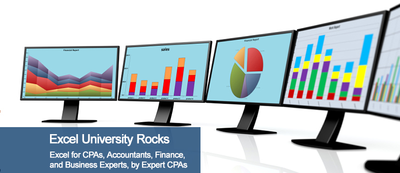 Get help with Microsoft Excel for CPAs, Accountants, Finance, and Business Professionals today.